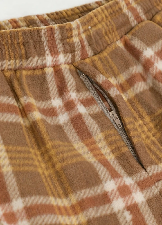 Boys Fleece Plaid Pajama Pants