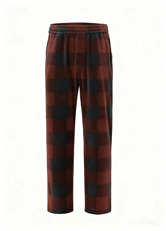 Girl’s Fleece Plaid Pajama Pants