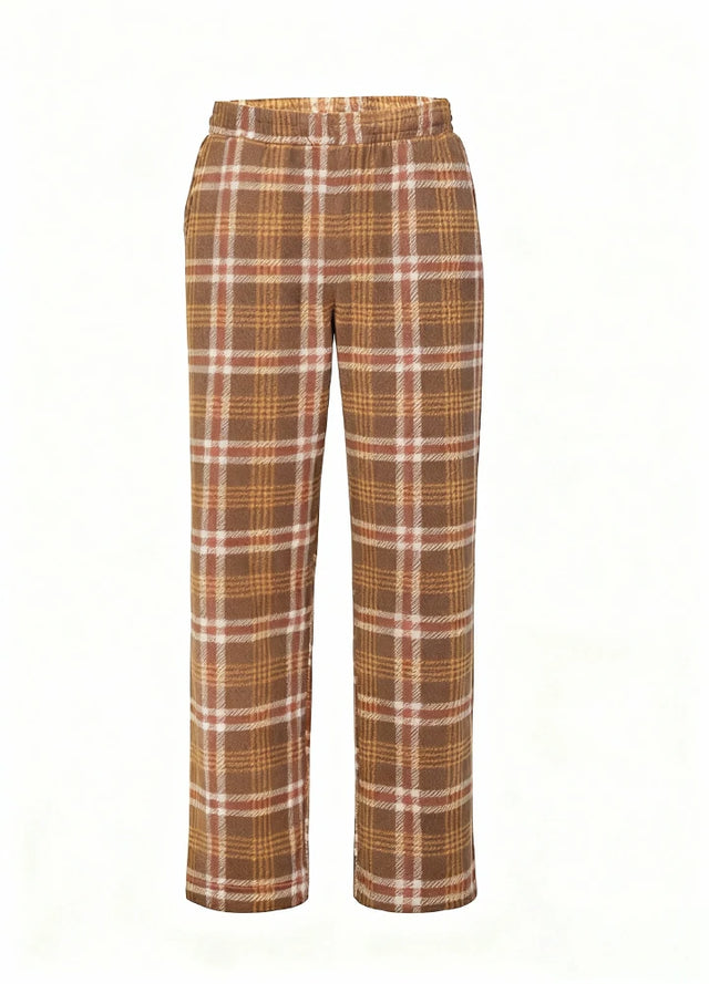 Girl’s Fleece Plaid Pajama Pants