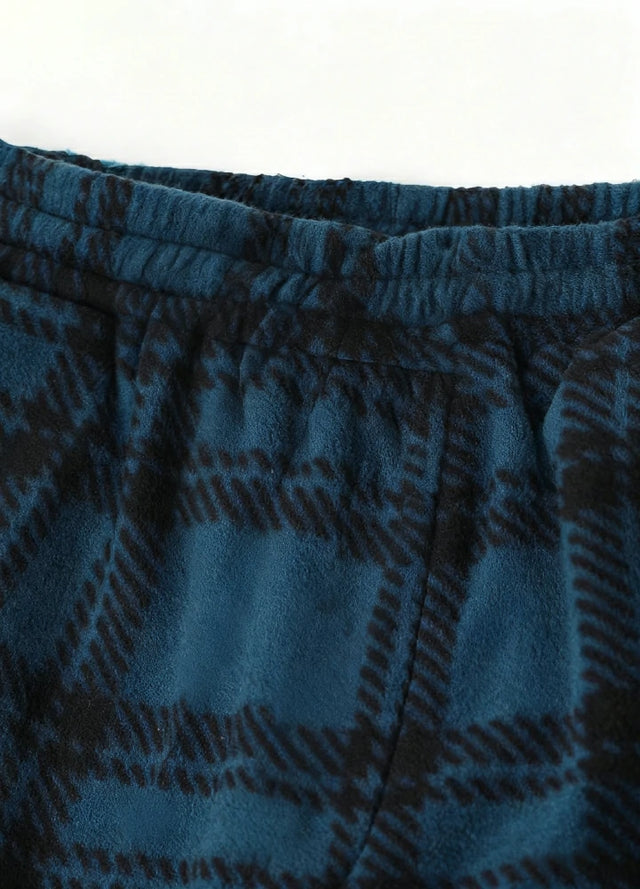 Girl’s Fleece Plaid Pajama Pants