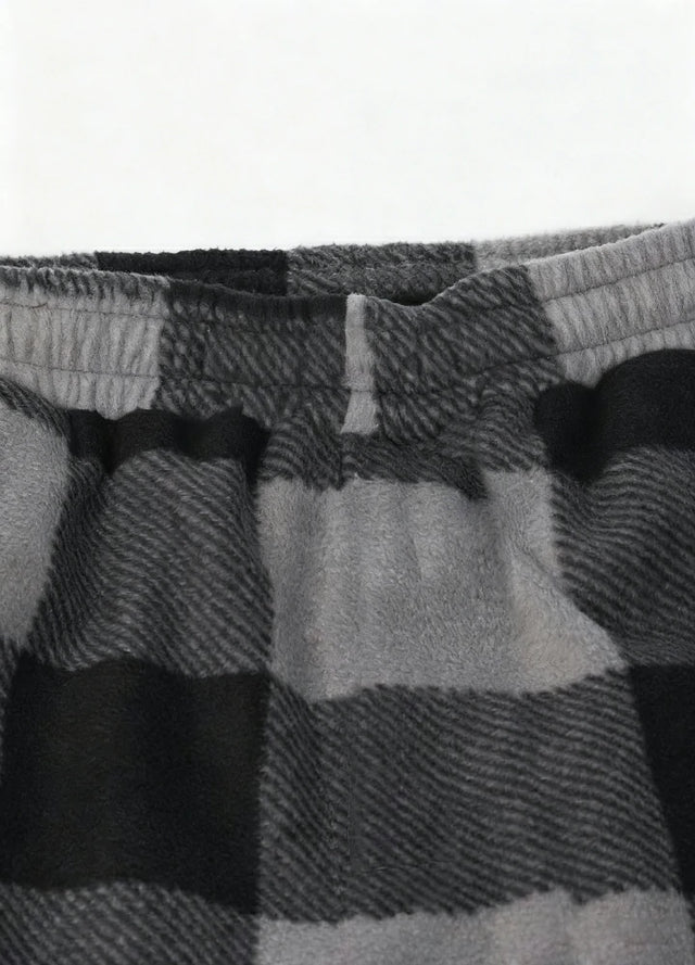 Girl’s Fleece Plaid Pajama Pants