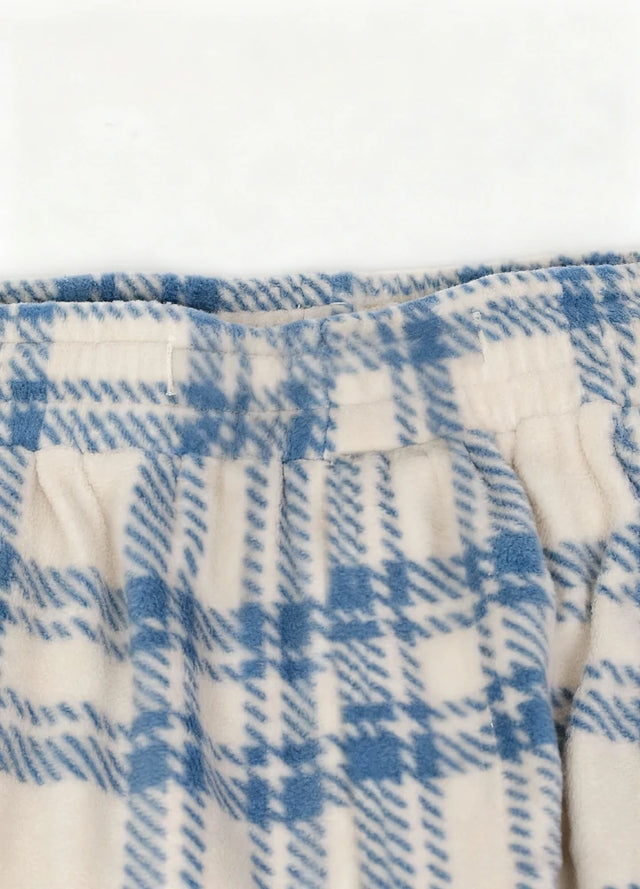Girl’s Fleece Plaid Pajama Pants