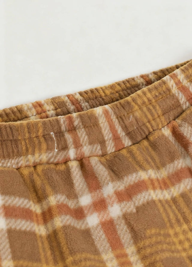 Girl’s Fleece Plaid Pajama Pants