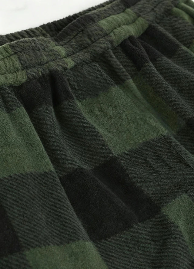 Girl’s Fleece Plaid Pajama Pants