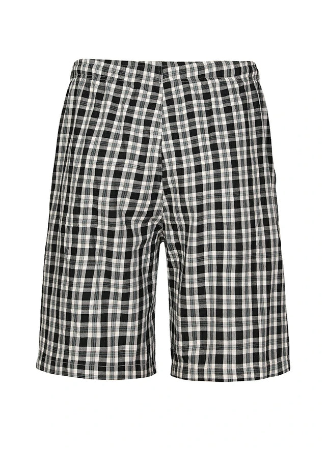 Men's Vintage Plaid Easy Beach Shorts, 8 Inch