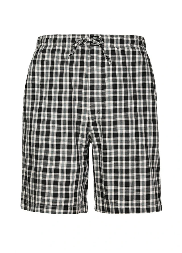 Men's Vintage Plaid Easy Beach Shorts, 8 Inch