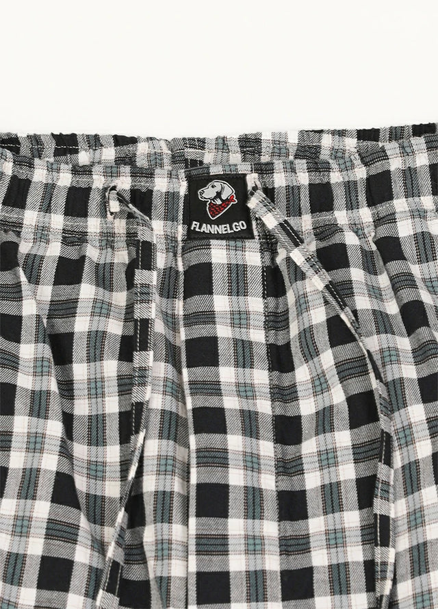 Men's Vintage Plaid Easy Beach Shorts, 8 Inch