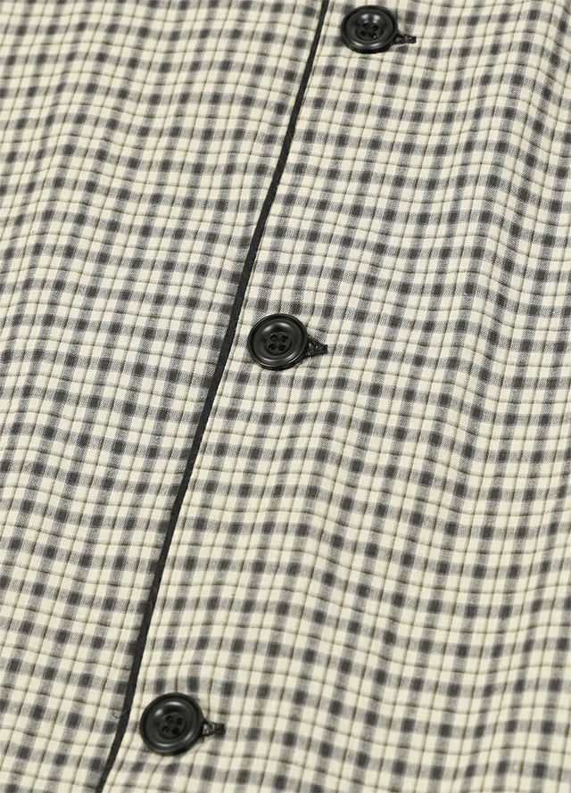 Men's Seersucker Cotton Short Sleeve Pajama Set