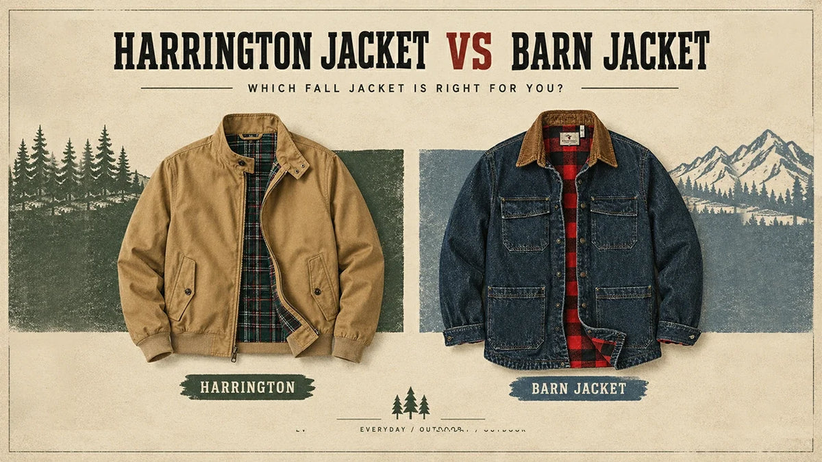 Harrington Jacket vs Barn Jacket: Which Fall Jacket Is Right for You?