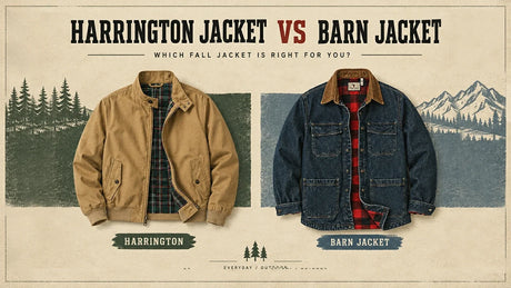 Harrington Jacket vs Barn Jacket: Which Fall Jacket Is Right for You?