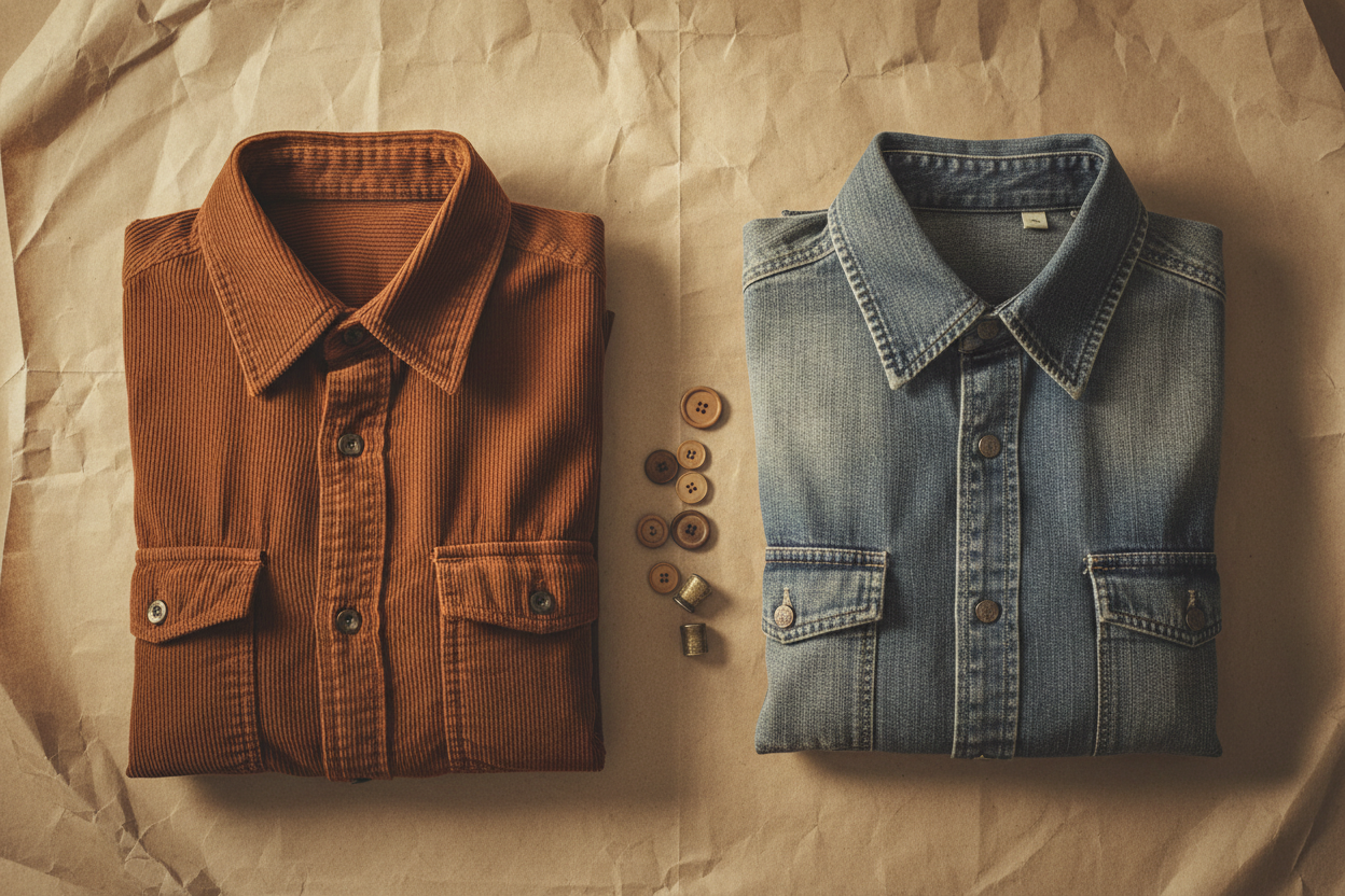 Corduroy vs Denim: Which Shirt Is Right for You?