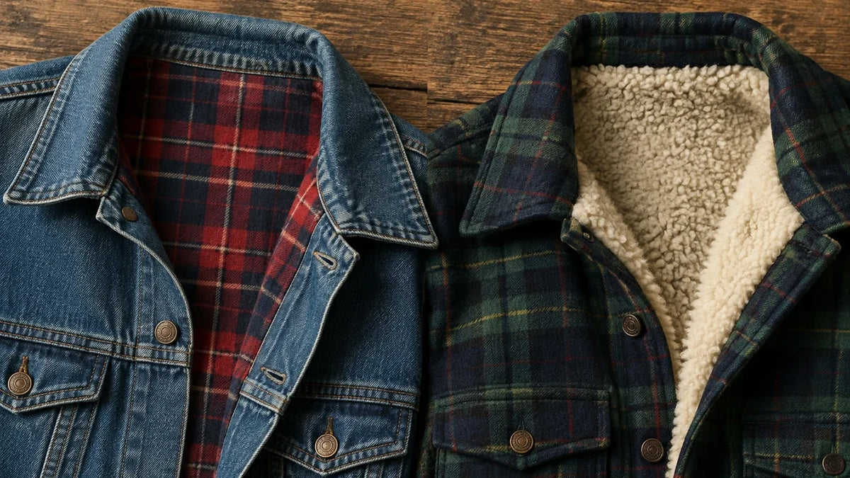Flannel-Lined Denim vs. Sherpa-Lined Flannel: Which Jacket Is Better?