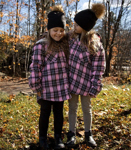 Girl's Flannel Hoodies