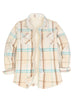 Women's Sherpa Lined Throughout Shirt Jacket Button Up Plaid Jacket