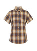 Women's Short-Sleeve Plaid Shirt