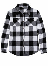 Women's Heritage Brushed Plaid Flannel Shirt, Heavyweight Cotton