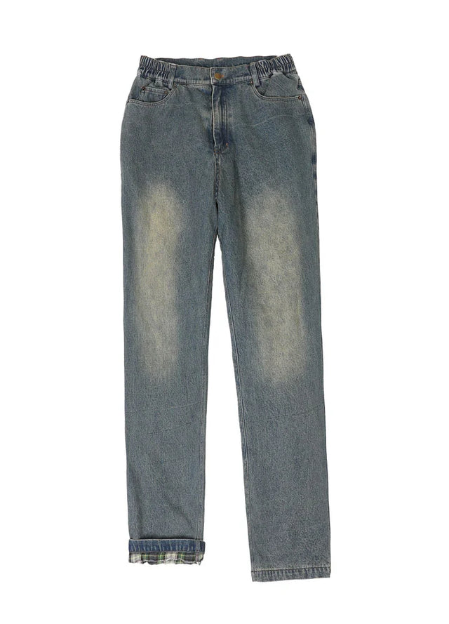 Women s Flannel Lined Jeans Straight Leg FlannelGo