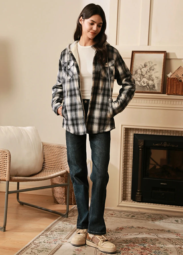 Flannel shirt sherpa lined 2025