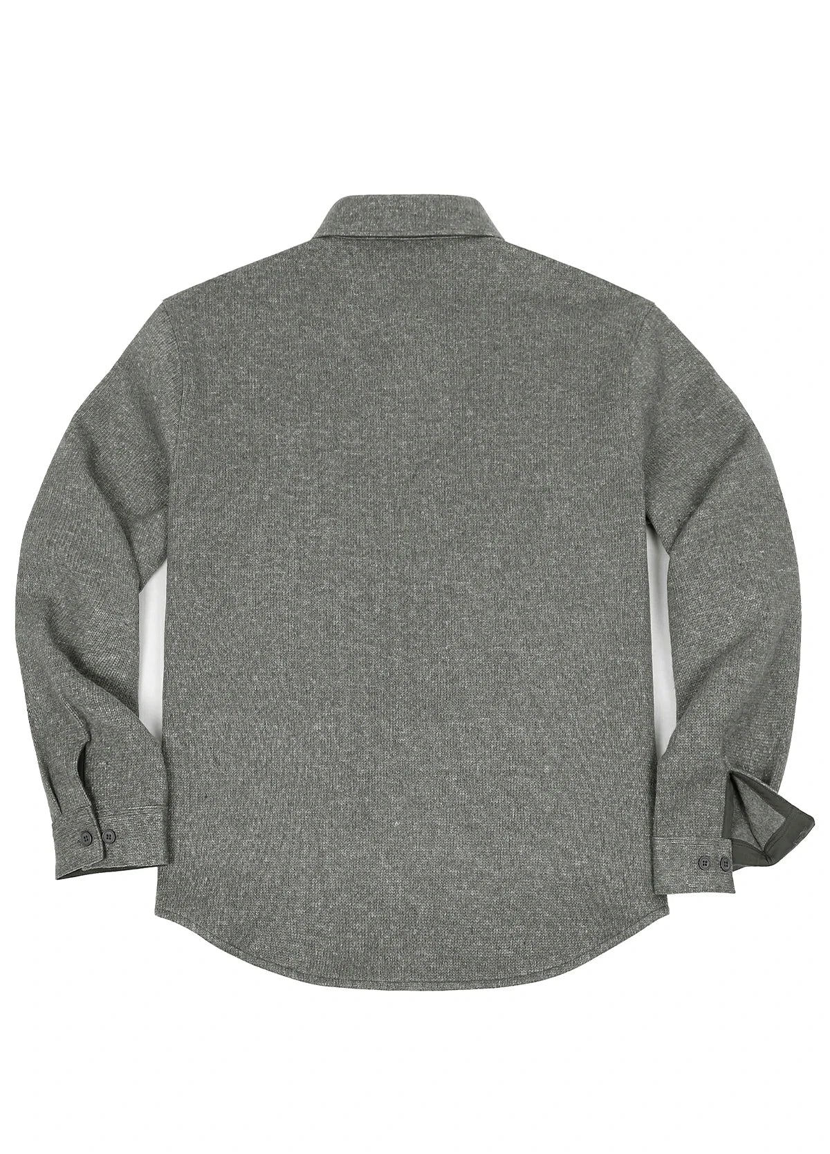 Men's Utility Chunky Knit Fleece lined Shirt Jacket