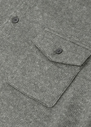 Men's Utility Chunky Knit Fleece lined Shirt Jacket