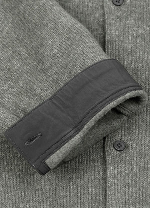 Men's Utility Chunky Knit Fleece lined Shirt Jacket