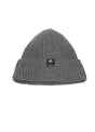 Front view of gray flannelgo casual knit beanie-XR0025HS-One Size