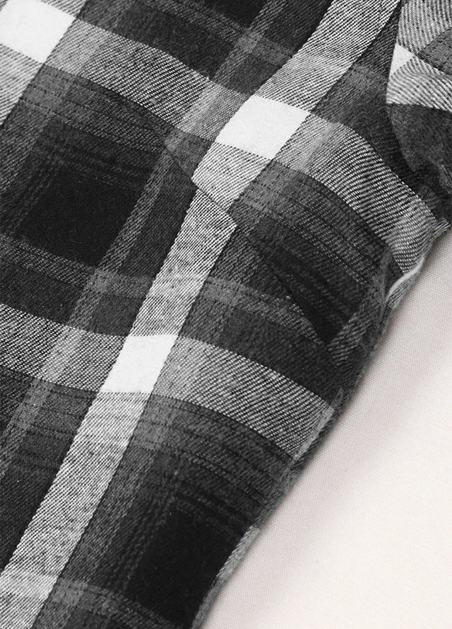 Women's Sherpa-Lined Full Zip Up Flannel Jacket with Fleece Hood