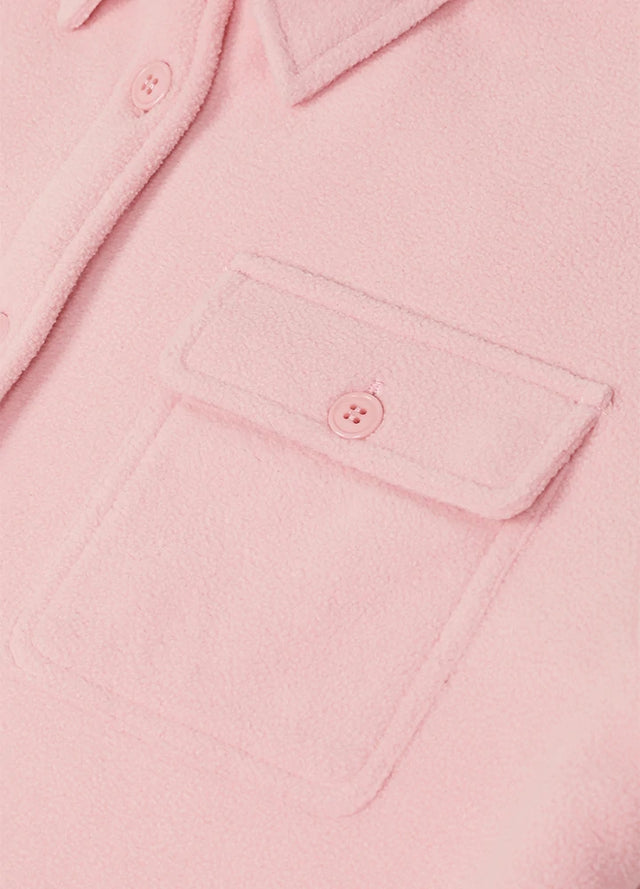 Women's Sherpa Lined Warm Shirt Jacket Button Up Winter Fleece Shirt