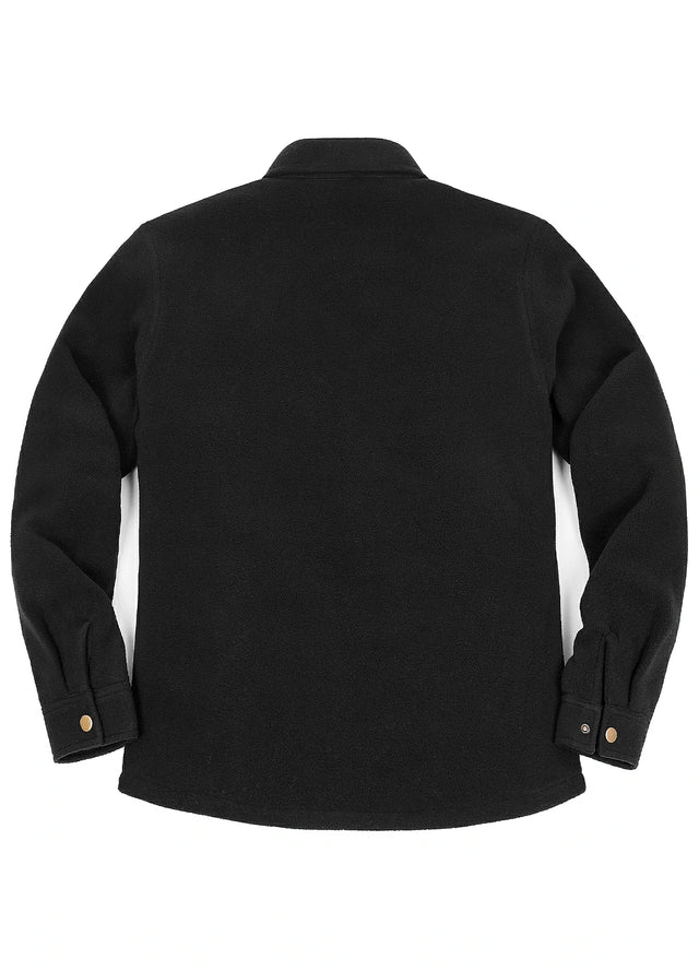 Women's Quilted Lined Snap Button Shirt Jacket