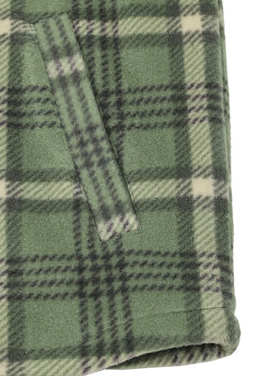 Men's Sherpa Lined Snap Button Shirt Jacket