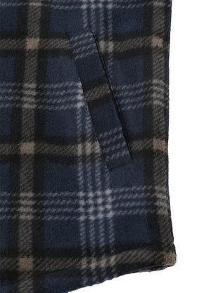 Men's Sherpa Lined Snap Button Shirt Jacket