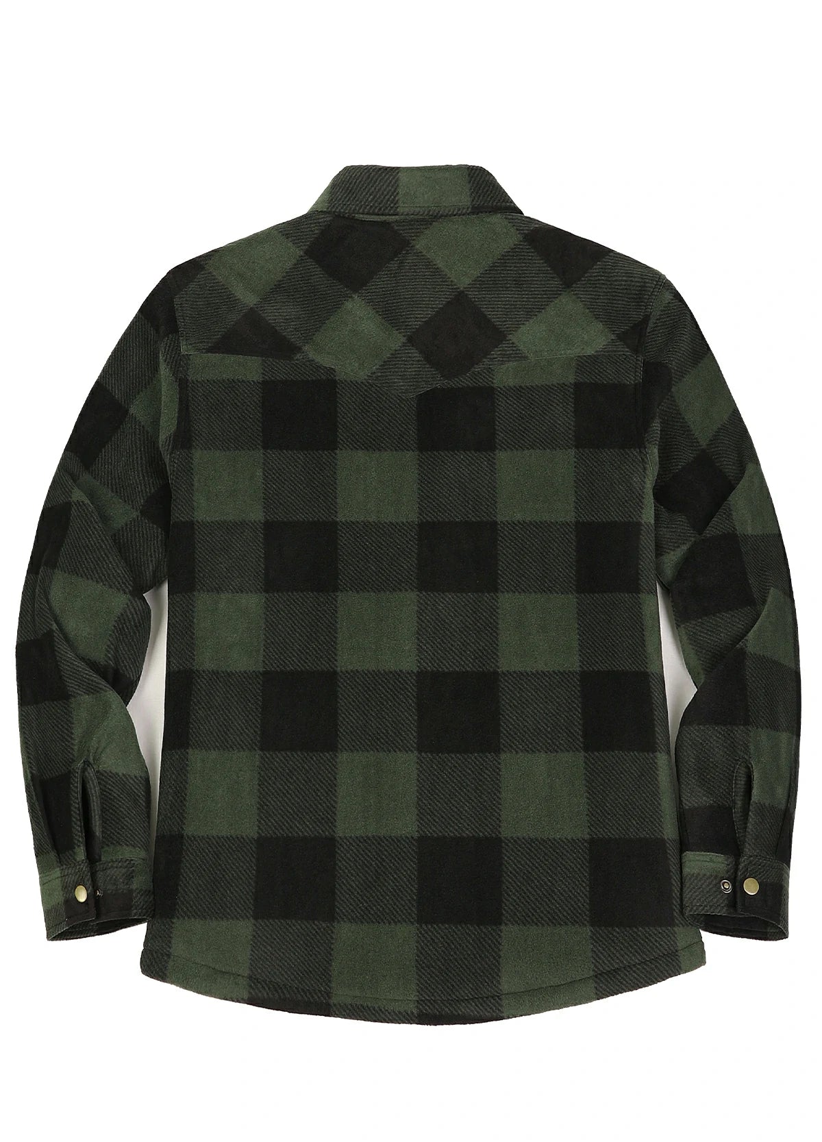Women's Fleece Lined Snap Button Shirt Jacket