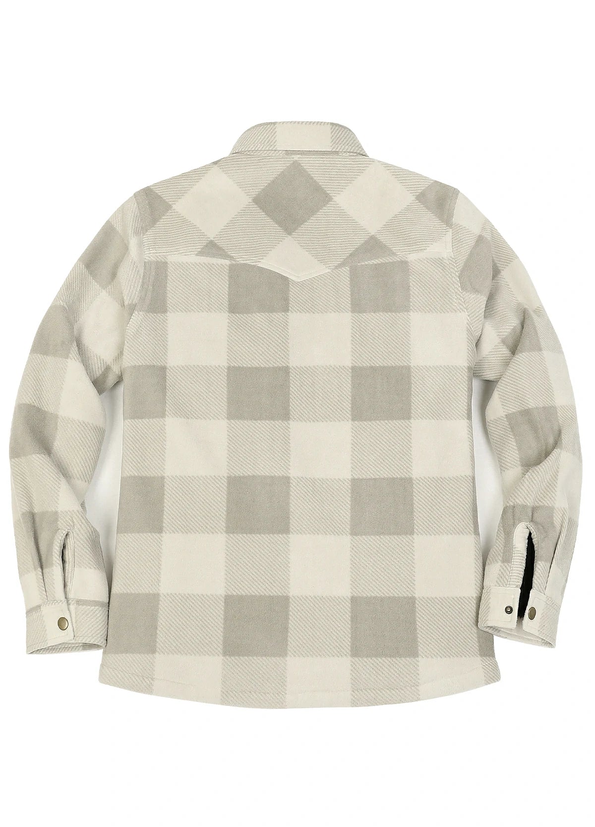 Women's Fleece Lined Snap Button Shirt Jacket