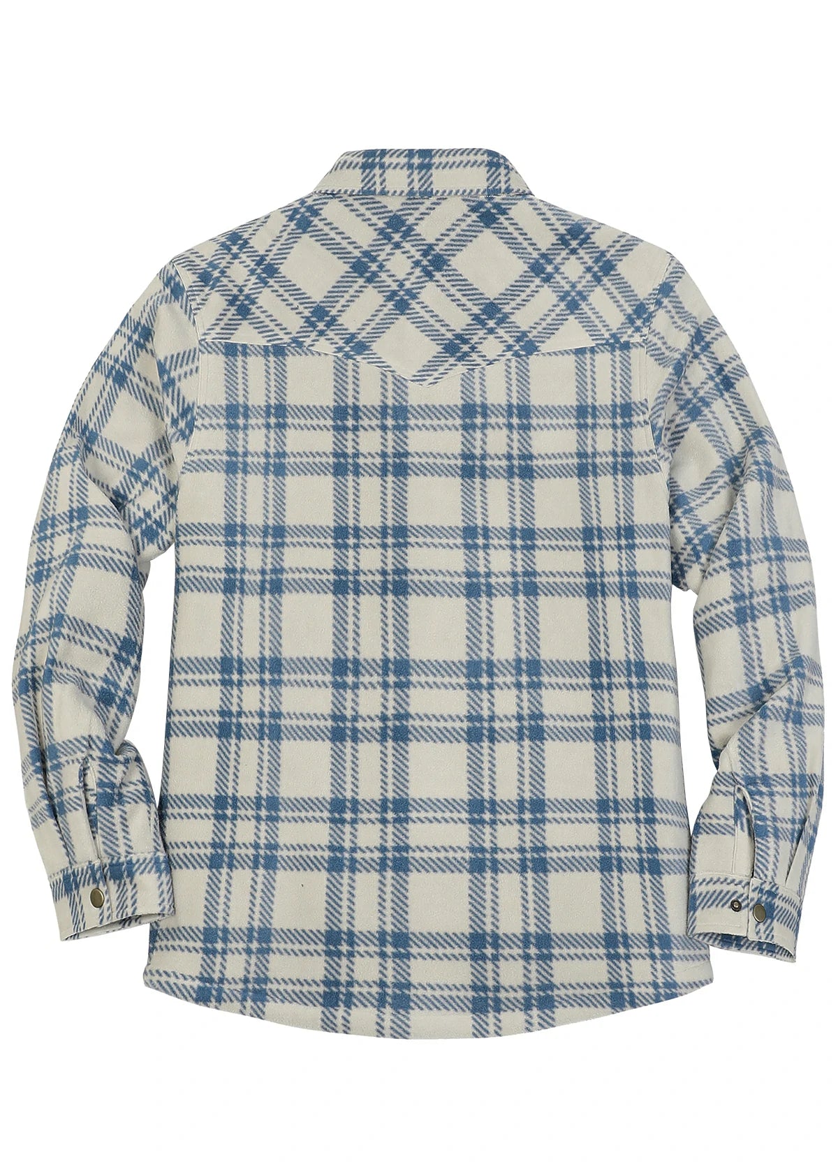 Women's Fleece Lined Snap Button Shirt Jacket