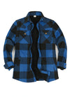 Women's Sherpa Lined Snap Button Shirt Jacket