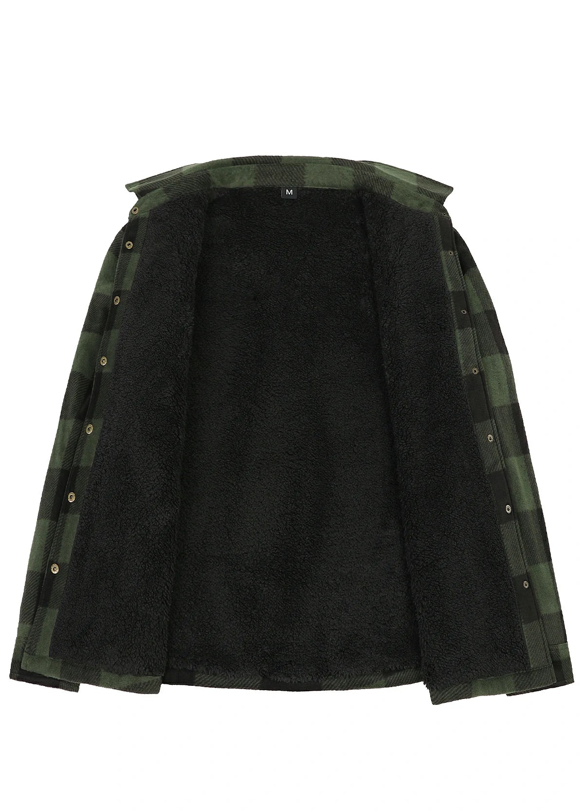 Women's Fleece Lined Snap Button Shirt Jacket