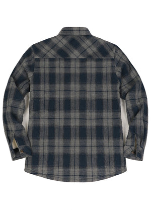 Women's Sherpa Lined Flannel Shirt Jacket, Button Down