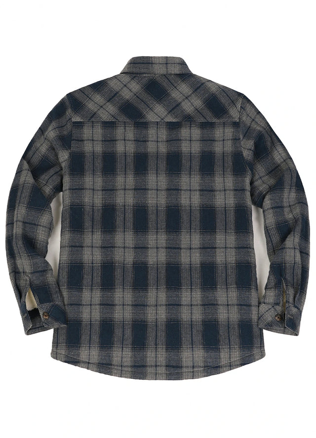 Women's Sherpa Lined Flannel Shirt Jacket, Button Down