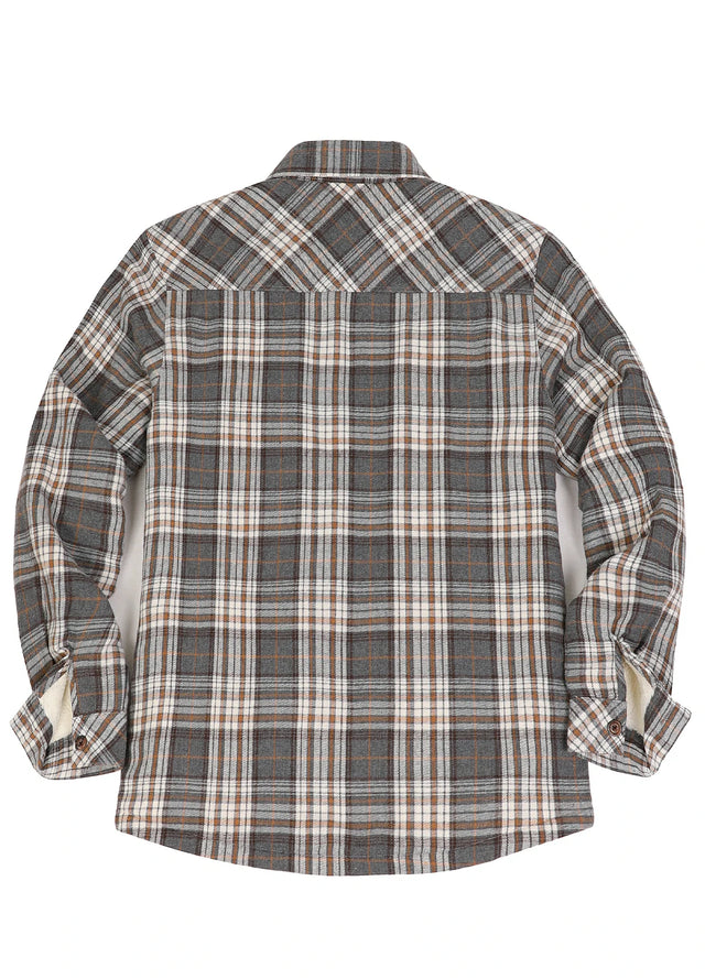 Women's Sherpa Lined Flannel Shirt Jacket, Button Down