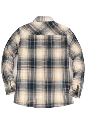 Women's Sherpa Lined Flannel Shirt Jacket, Button Down