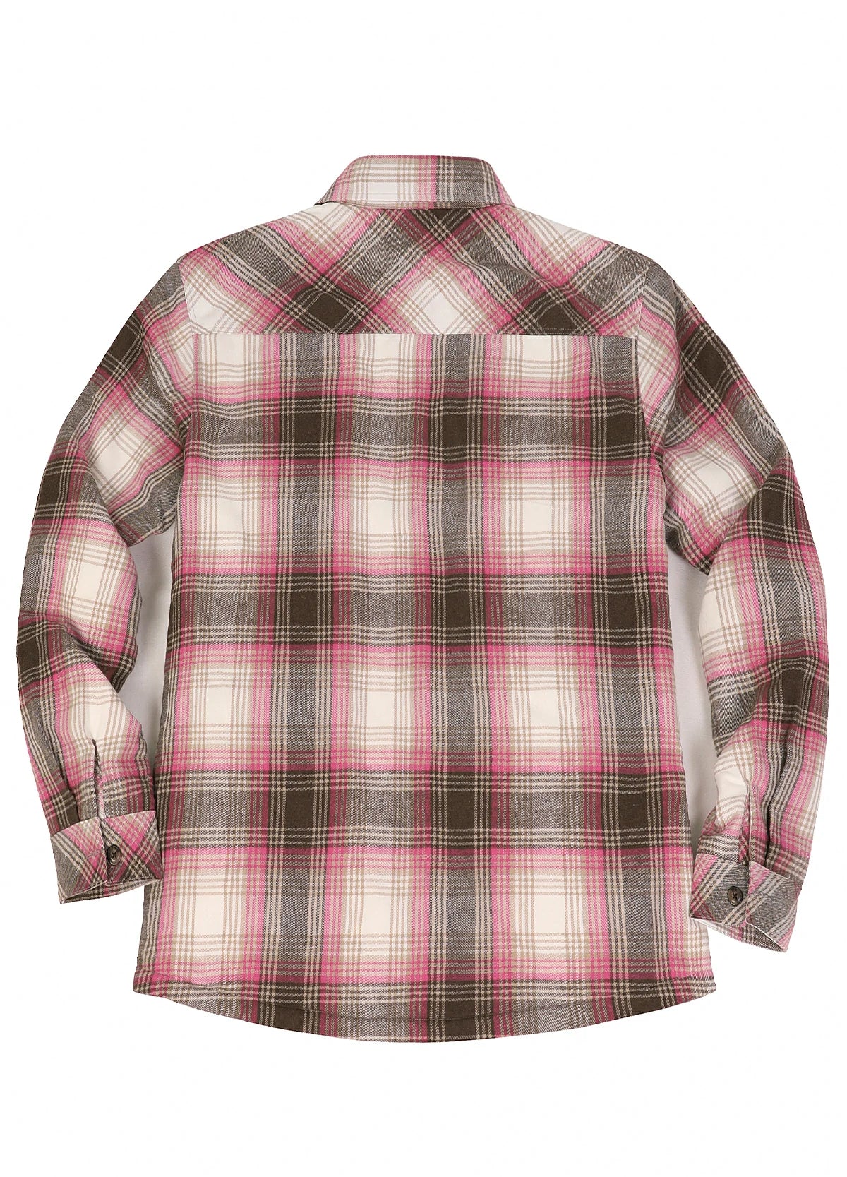Women's Sherpa Lined Flannel Shirt Jacket, Button Down