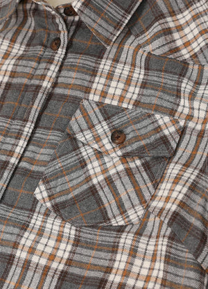 Women's Sherpa Lined Flannel Shirt Jacket, Button Down