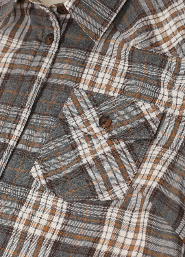 Women's Sherpa Lined Flannel Shirt Jacket, Button Down