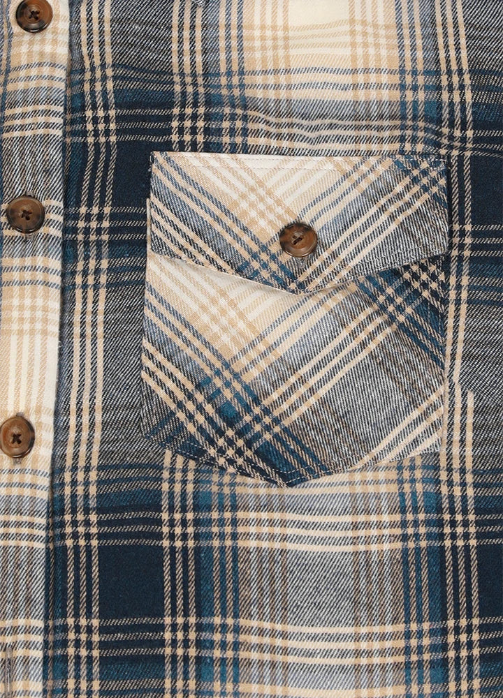 Women's Sherpa Lined Flannel Shirt Jacket, Button Down