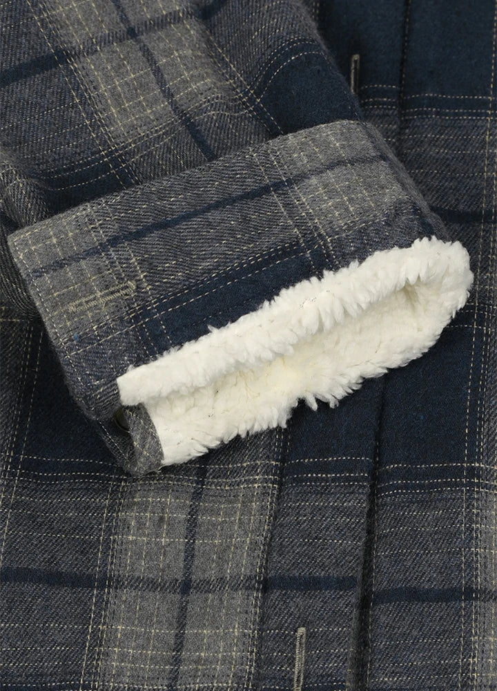 Women's Sherpa Lined Flannel Shirt Jacket, Button Down