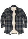 Women's Sherpa Lined Flannel Shirt Jacket, Button Down
