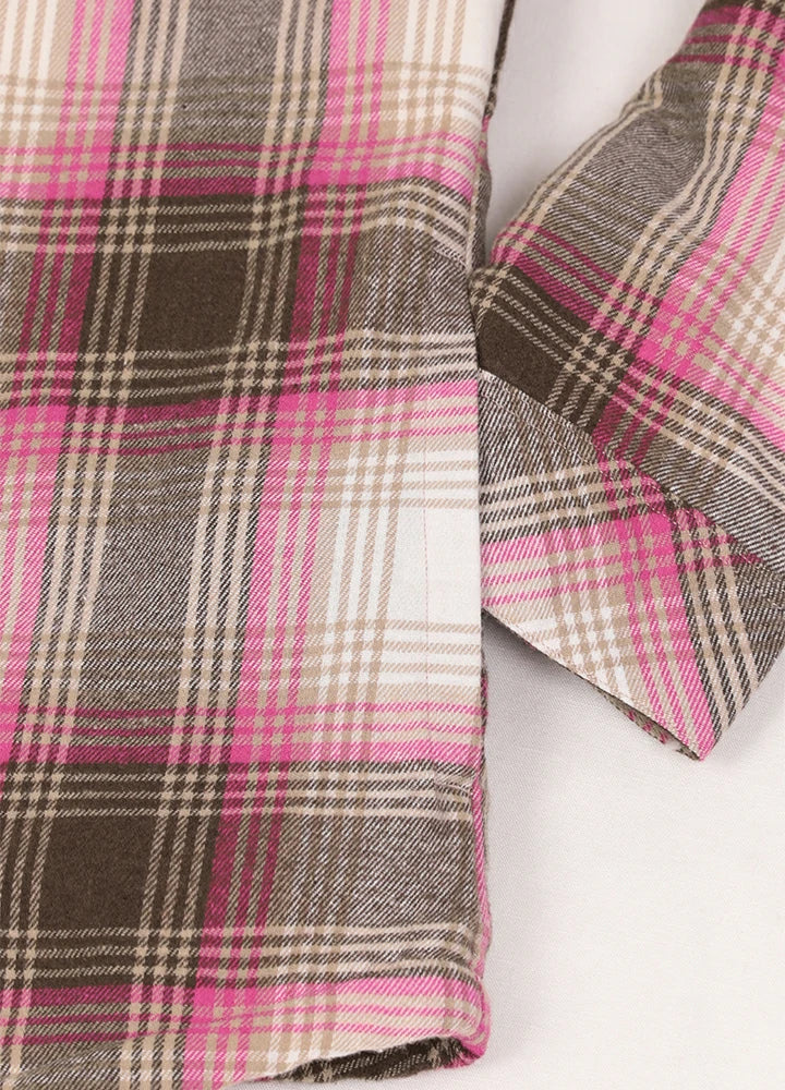 Women's Sherpa Lined Flannel Shirt Jacket, Button Down