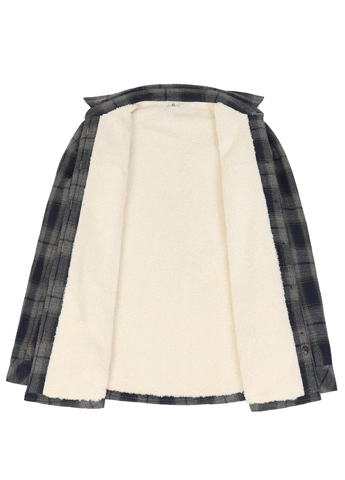 Women's Sherpa Lined Flannel Shirt Jacket, Button Down