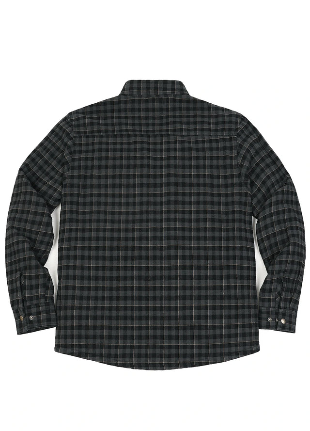 Men's Thermal Lined Flannel Shirt Jacket