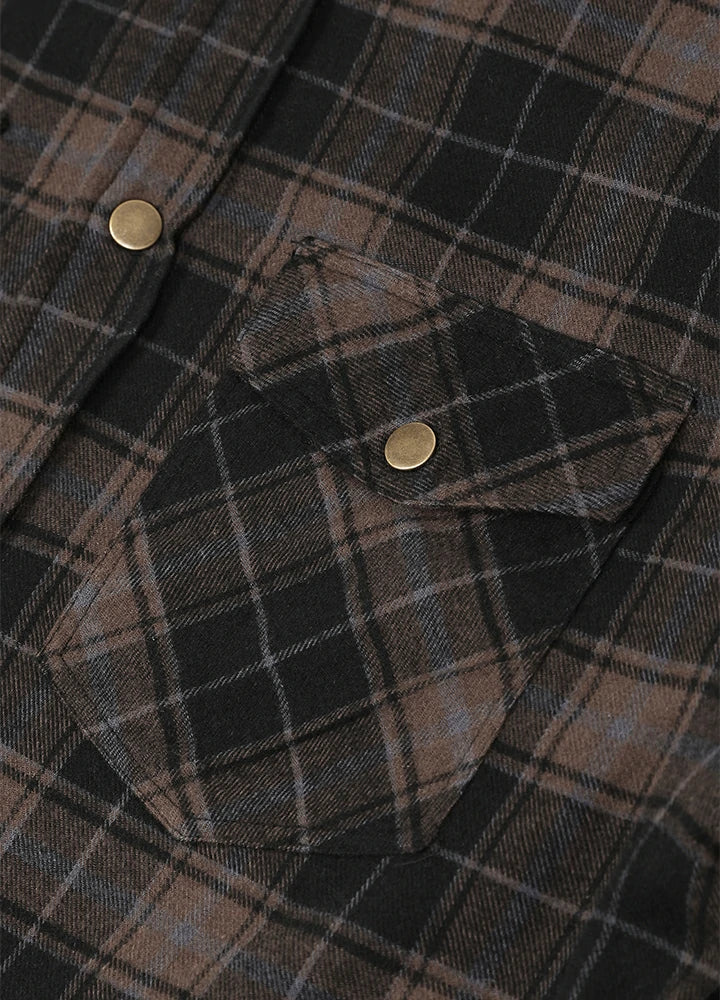 Men's Thermal Lined Flannel Shirt Jacket